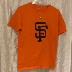 Majestic San Francisco Giants Logo T-Shirt Youth Size Large 💥